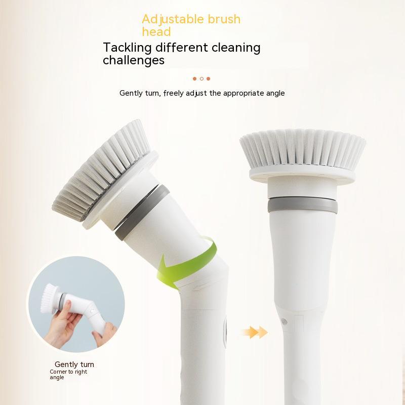 Electric Telescopic Scrubber with Long Handle - New Modern Trend